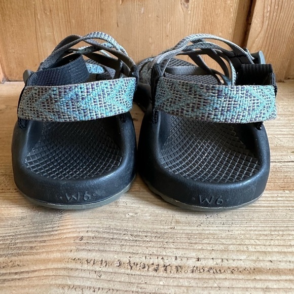 Chaco Women's Sport Hiking Beach Outdoor Strappy ZX2 Sandals Aztec Blue … - Picture 4 of 7